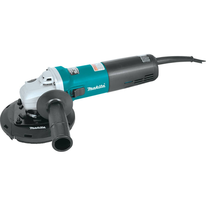 Makita (9565CV) 5" SJS™ Angle Grinder, 13 AMP, 2,800–10,500 RPM, var. spd., 5/8" - 11, no lock - off, lock - on - Pacific Power Tools