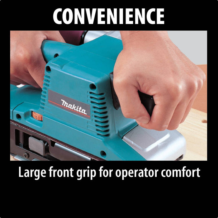 Makita (9903 - R) 3" x 21" Belt Sander, 8.8 AMP, var. spd. (Factory Reconditioned) - Pacific Power Tools