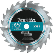 Makita (A - 85092) 6 - 1/2" 24T Carbide - Tipped Circular Saw Blade, General Purpose - Pacific Power Tools