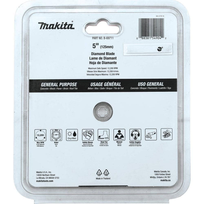 Makita (A - 94714) 7" Diamond Blade, Segmented, General Purpose - Pacific Power Tools