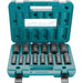 Makita (A - 96372) 14 Pc. 1/2" Drive Deep Well SAE Impact Socket Set - Pacific Power Tools