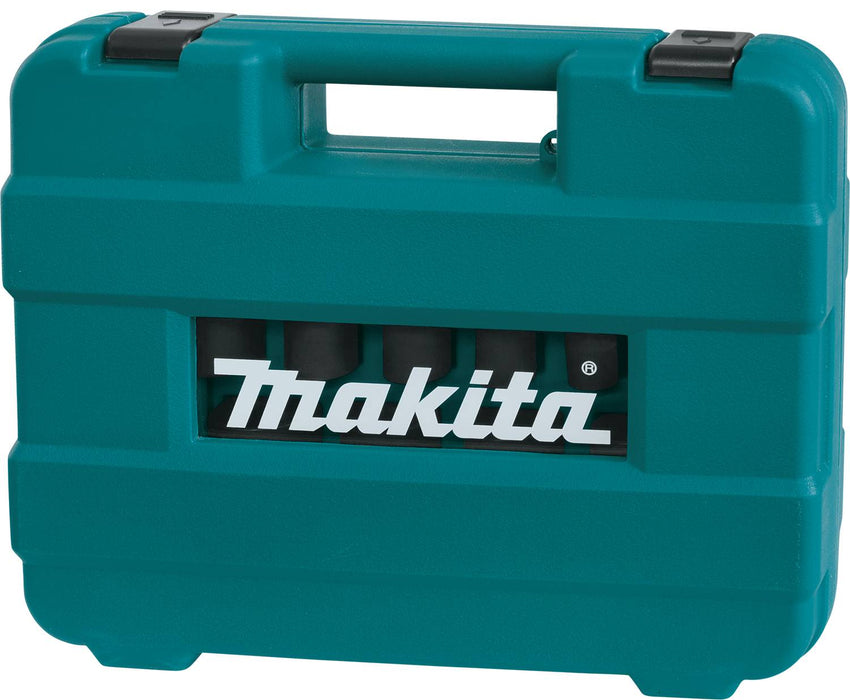 Makita (A - 96372) 14 Pc. 1/2" Drive Deep Well SAE Impact Socket Set - Pacific Power Tools