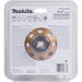 Makita (A - 96403) 4 - 1/2" Low - Vibration Diamond Cup Wheel, 8 Segment Turbo - Pacific Power Tools