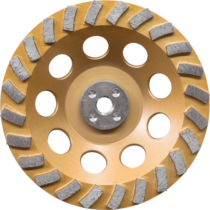 Makita (A - 96425) 7" Low - Vibration Diamond Cup Wheel, 24 Segment Turbo - Pacific Power Tools