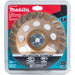 Makita (A - 96425) 7" Low - Vibration Diamond Cup Wheel, 24 Segment Turbo - Pacific Power Tools