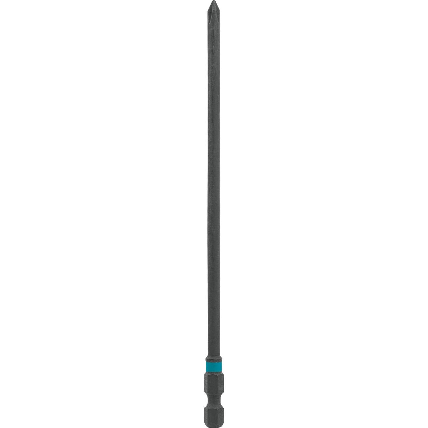 Makita A-96877 ImpactX #1 Phillips 6” Power Bit – S2 Steel, Precision Machined, Manganese Phosphate Coated, Impact Rated
