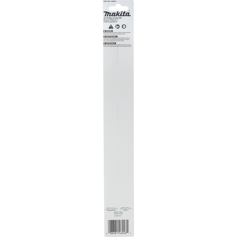 Makita (A - 96914) ImpactX™ 2 Phillips 12″ Power Bit - Pacific Power Tools
