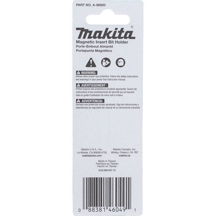 Makita (A - 96920) ImpactX™ 2‑3/8″ Magnetic Insert Bit Holder - Pacific Power Tools