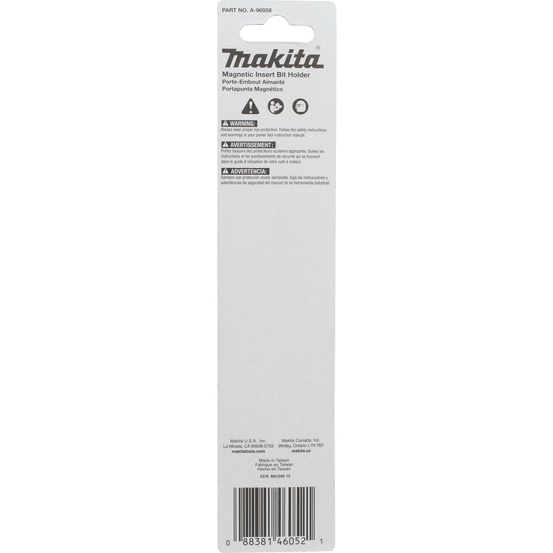 Makita (A - 96958) ImpactX™ 6″ Magnetic Insert Bit Holder - Pacific Power Tools