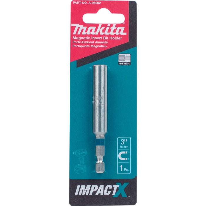 Makita (A - 96992) ImpactX™ 3″ One Piece Magnetic Insert Bit Holder - Pacific Power Tools