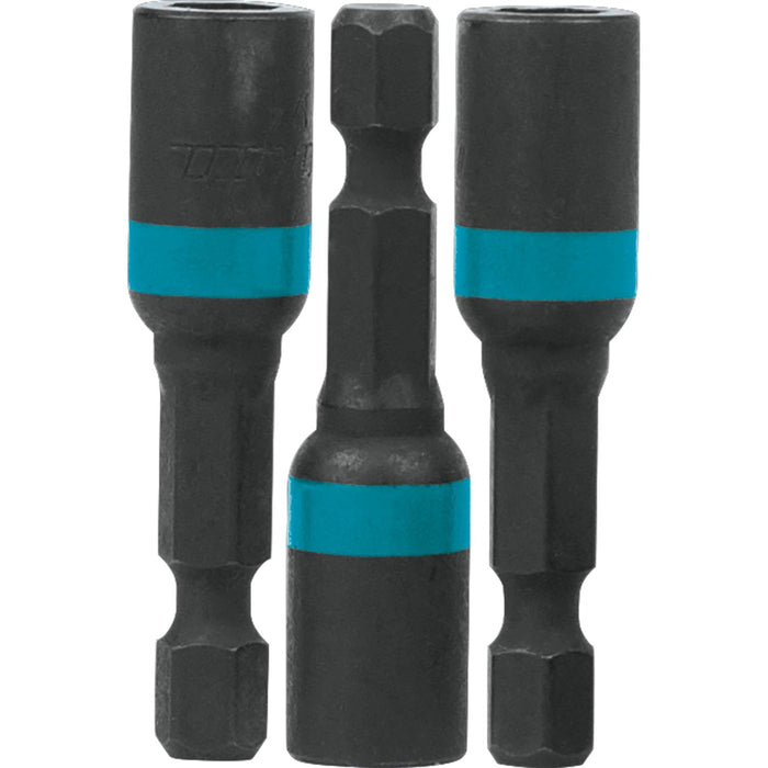 Makita (A - 97645) ImpactX 1/4 in. Magnetic Nut Driver (3 - Pack) - Pacific Power Tools