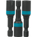 Makita (A - 97645) ImpactX 1/4 in. Magnetic Nut Driver (3 - Pack) - Pacific Power Tools