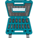 Makita (A - 99655) 14 Pc. 3/8" Drive Deep Well SAE Impact Socket Set - Pacific Power Tools