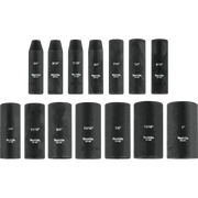 Makita (A - 99655) 14 Pc. 3/8" Drive Deep Well SAE Impact Socket Set - Pacific Power Tools