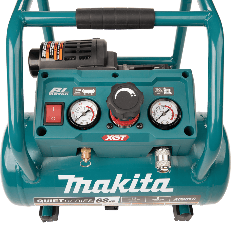 Makita (AC001GZ) 40V max XGT® Brushless 2 Gallon Quiet Series Compressor (Tool Only) - Pacific Power Tools