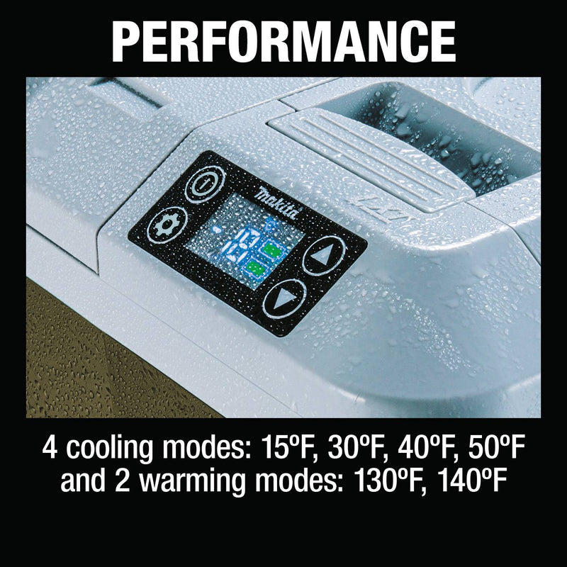 Makita (ADCW180Z) Outdoor Adventure® 18V X2 LXT®, 12V/24V DC Auto, and AC Cooler/Warmer (Tool Only) - Pacific Power Tools