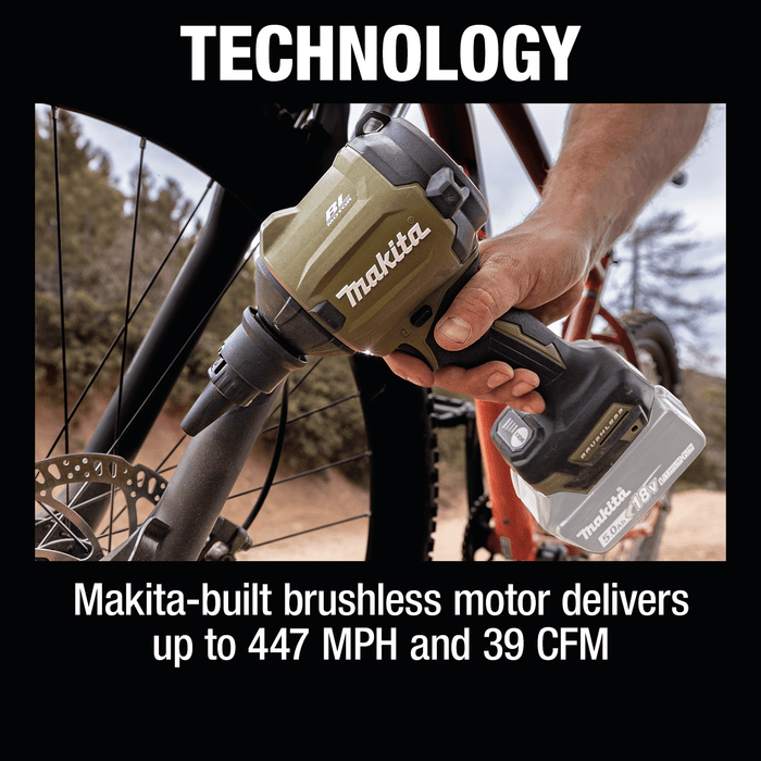 Makita (ADSA01Z) Outdoor Adventure® 18V LXT® Brushless High Speed Blower/Inflator, Tool Only - Pacific Power Tools