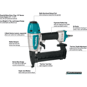Makita (AT638A) 1/4" Narrow Crown Stapler, 18 Gauge - Pacific Power Tools