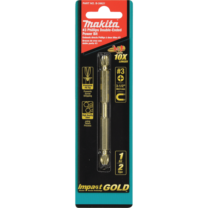 Makita (B - 39621) 3 Phillips Double - Ended Power Bit - Pacific Power Tools