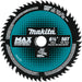 Makita (B - 57342) 6 - 1/2" 56T Carbide - Tipped Max Efficiency Plunge Saw Blade, Wood, MDF, Laminate - Pacific Power Tools