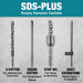 Makita (B - 60844) 1" x 18" SDS - PLUS Bit, 2 - Cutter - Pacific Power Tools