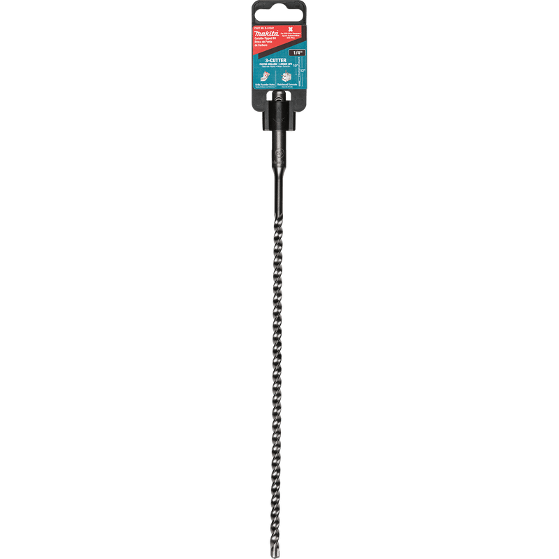 Makita (B - 61042) 1/4" x 12" SDS - PLUS Bit, 3 - Cutter - Pacific Power Tools
