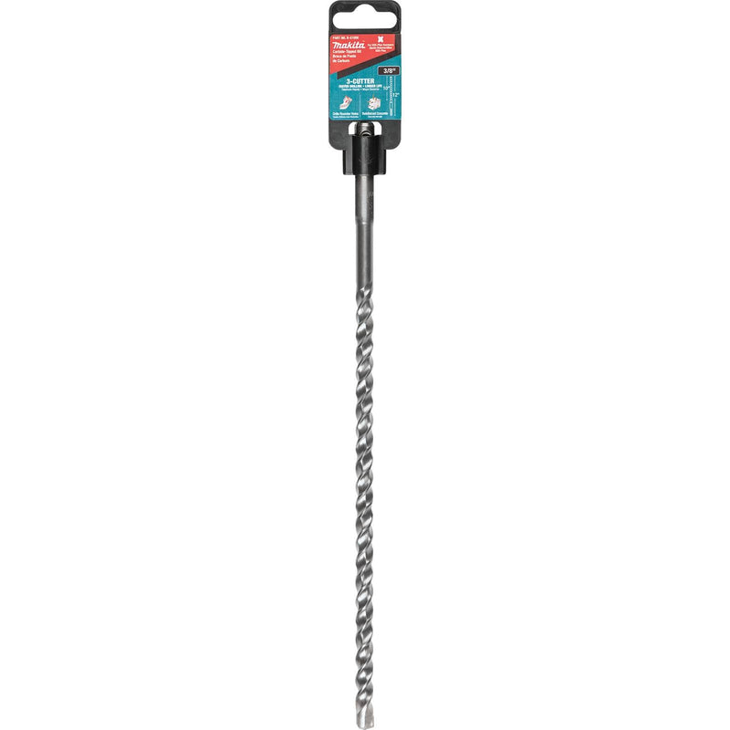 Makita (B - 61086) 3/8" x 12" SDS - PLUS Bit, 3 - Cutter - Pacific Power Tools