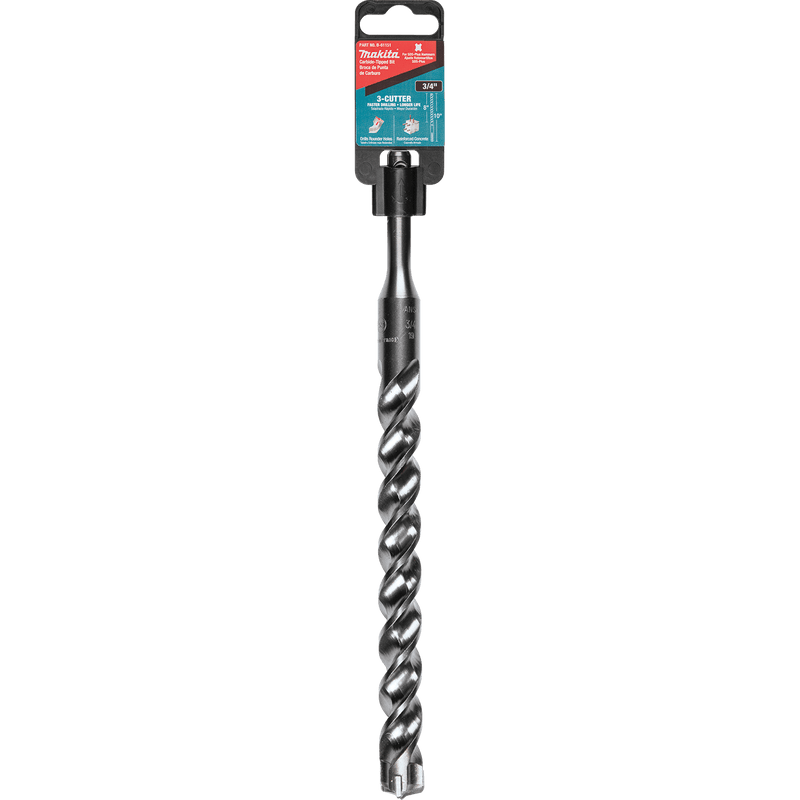 Makita (B - 61151) 3/4" x 10" SDS - PLUS Bit, 3 - Cutter - Pacific Power Tools