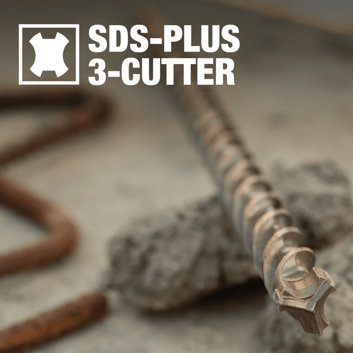 Makita (B - 61167) 3/4" x 18" SDS - PLUS Bit, 3 - Cutter - Pacific Power Tools