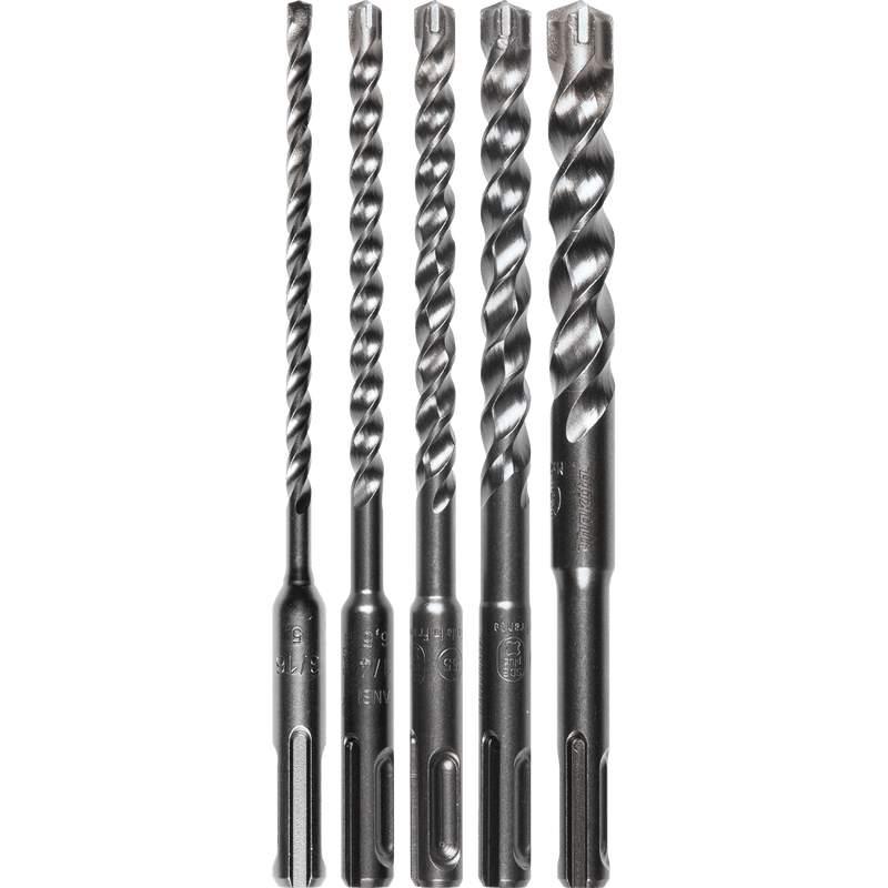 Makita (B - 61298) 5 Pc. SDS - PLUS Bit Set, 3 - Cutter - Pacific Power Tools