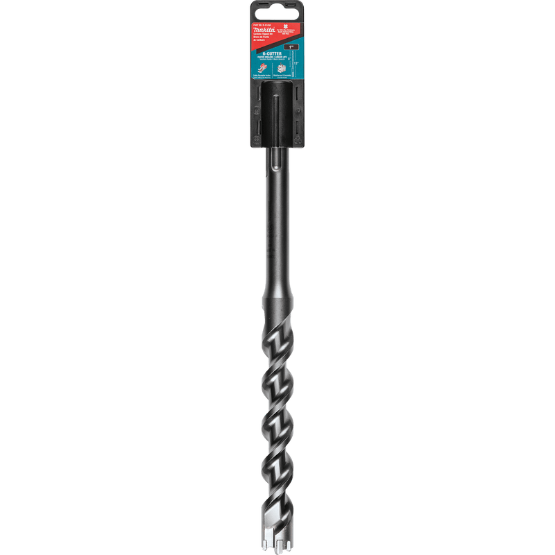 Makita (B - 61450) 1" x 13" SDS - MAX Bit, 6 - Cutter - Pacific Power Tools