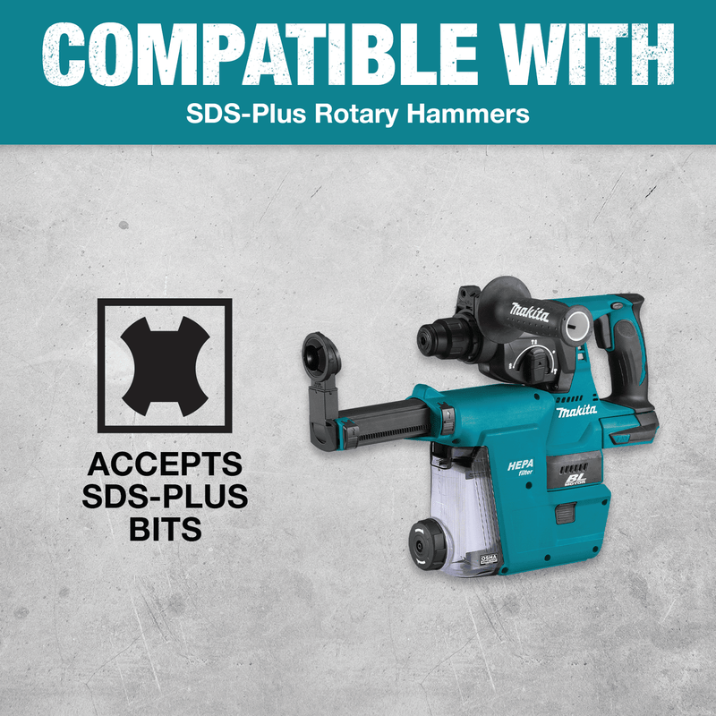 Makita (B - 68688) 1/2" x 1 - 11/16" x 5" SDS - PLUS Stop Bit, 3 - Cutter - Pacific Power Tools