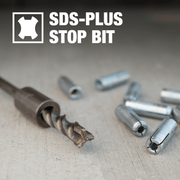Makita (B - 68688) 1/2" x 1 - 11/16" x 5" SDS - PLUS Stop Bit, 3 - Cutter - Pacific Power Tools