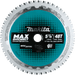 Makita (B - 69250) 5 - 7/8" 48T Carbide - Tipped Max Efficiency Saw Blade, Thin Metal - Pacific Power Tools