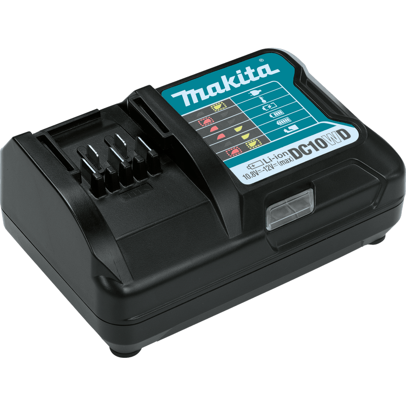 Makita (BL1021BDC1) 12V max CXT® Lithium - Ion Battery and Charger Starter Pack, BL1021B, DC10WD (2.0Ah) - Pacific Power Tools