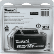 Makita (BL1830B) 18V LXT® Lithium - Ion 3.0Ah Battery - Pacific Power Tools