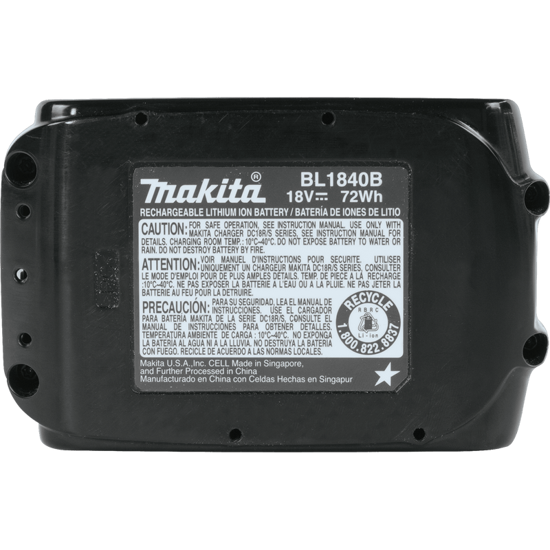 Makita (BL1840B) 18V LXT® Lithium - Ion 4.0Ah Battery - Pacific Power Tools