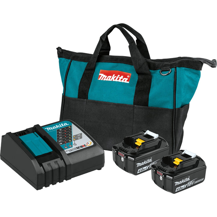 Makita (BL1840BDC2) 18V LXT® Battery and Rapid Optimum Charger Starter Pack (4.0Ah) - Pacific Power Tools