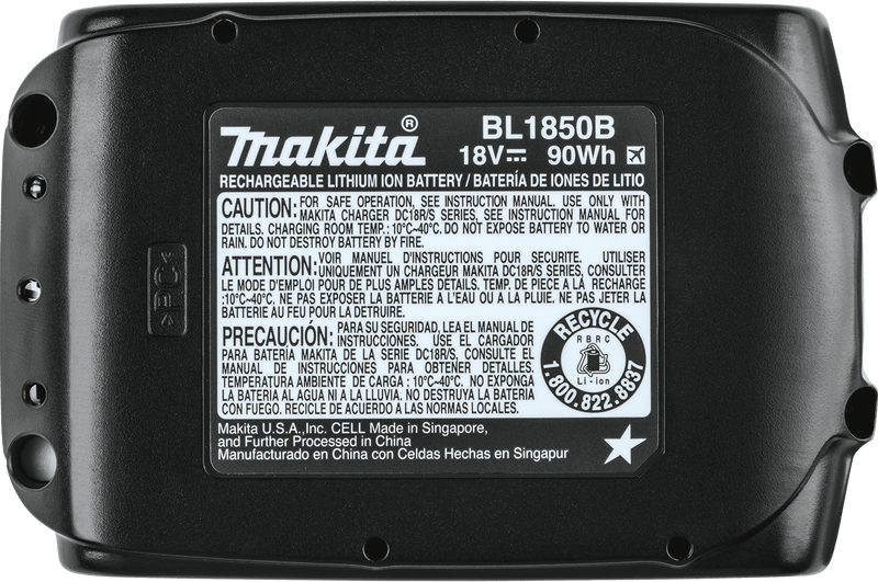 Makita (BL1850B) Battery (5.0Ah) - Pacific Power Tools