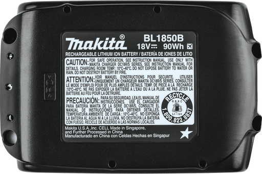 Makita (BL1850B) Battery (5.0Ah) - Pacific Power Tools