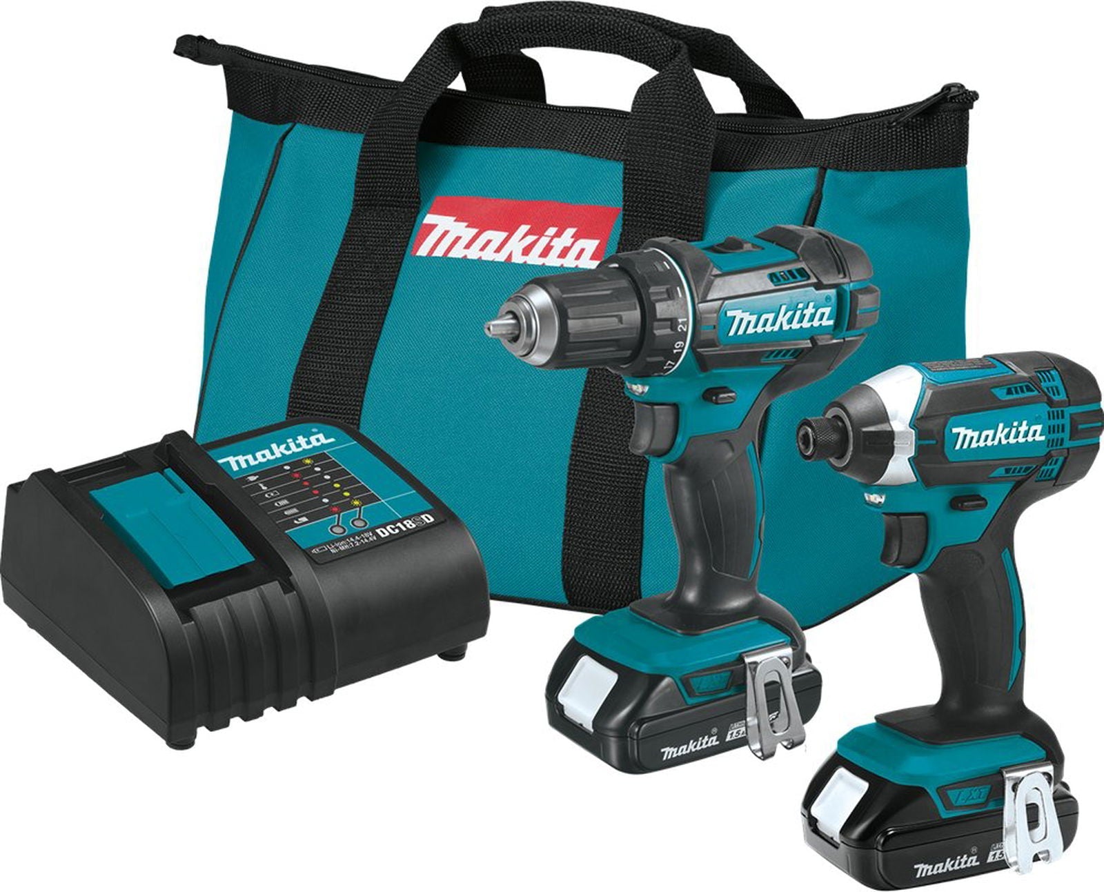 Makita (CT225SYX) LXT® Compact 2 pc. Combo Kit - Pacific Power Tools