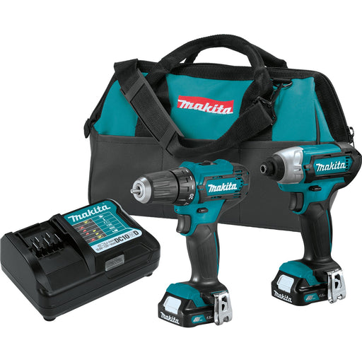 Makita (CT232 - R) 12V max CXT® 2‑Pc. Combo Kit (1.5Ah) - Pacific Power Tools