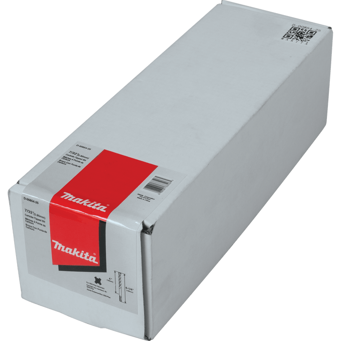 Makita (D - 00854 - 25) 7/32" x 6 - 1/4" SDS - PLUS Bit, 25 pack - Pacific Power Tools