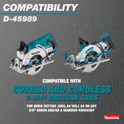 Makita (D - 45989) 7 - 1/4" 24T Carbide - Tipped Circular Saw Blade - Pacific Power Tools