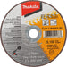 Makita (D - 74821 - 5) 3" INOX Thin Cut - Off Wheel - Pacific Power Tools