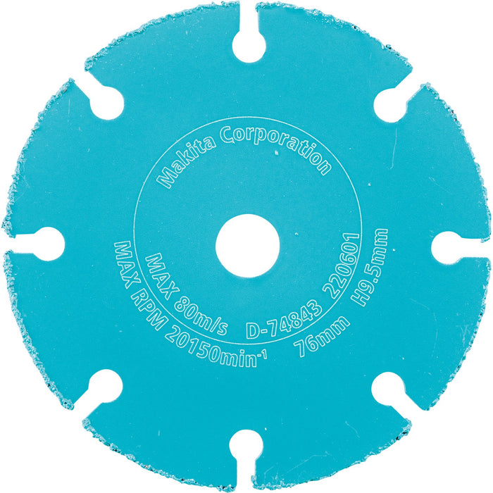 Makita (D - 74843) 3" Carbide Cut - Off Wheel - Pacific Power Tools