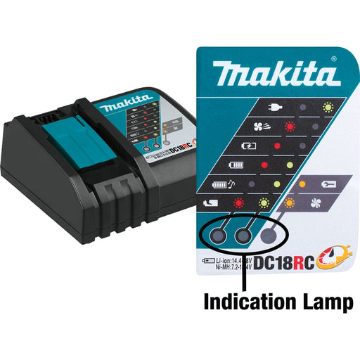 Makita (DC18RC) 18V LXT® Lithium - Ion Rapid Optimum Charger - Pacific Power Tools