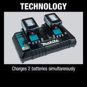 Makita (DC18RD) 18V LXT® Dual Port Rapid Optimum Charger - Pacific Power Tools