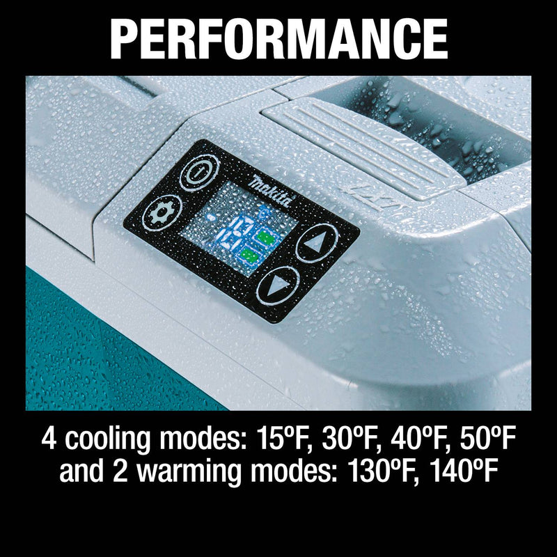 Makita (DCW180Z - R) 18V X2 LXT® Lithium - Ion, 12V/24V DC Auto, and AC Cooler/Warmer (Tool Only) (Factory Reconditioned) - Pacific Power Tools