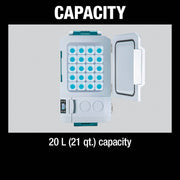 Makita (DCW180Z - R) 18V X2 LXT® Lithium - Ion, 12V/24V DC Auto, and AC Cooler/Warmer (Tool Only) (Factory Reconditioned) - Pacific Power Tools